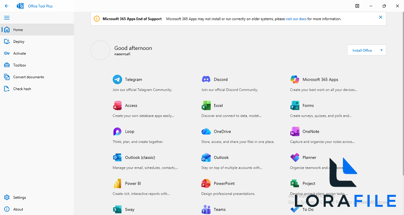 Office Tool Plus 11.5.7.0 screenshot
