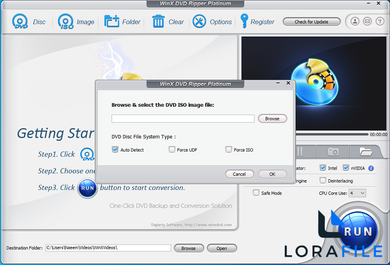 WinX DVD Ripper Platinum 8.22.4.247 screenshot