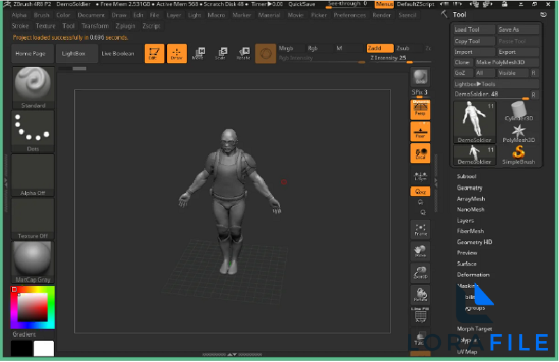 Maxon ZBrush 2026.2.1 screenshot