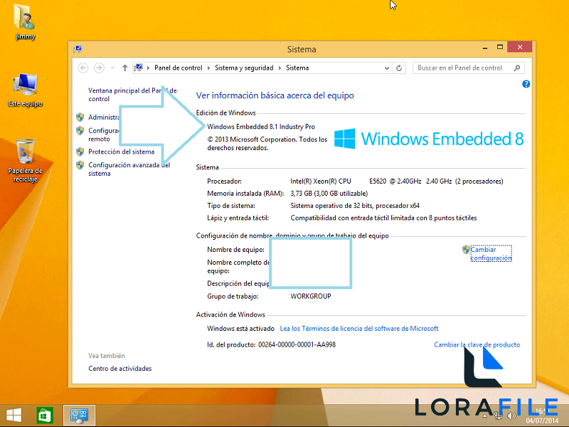 Windows Embedded 8.1 Industry Pro Evaluation ISO screenshot