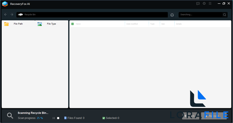 RecoveryFox AI 2.0 screenshot