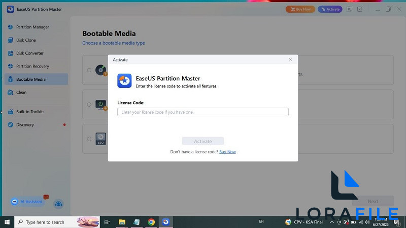 EaseUS Partition Master 20.3.0 screenshot