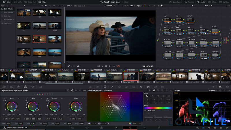 DaVinci Resolve Studio 21.0.1 screenshot