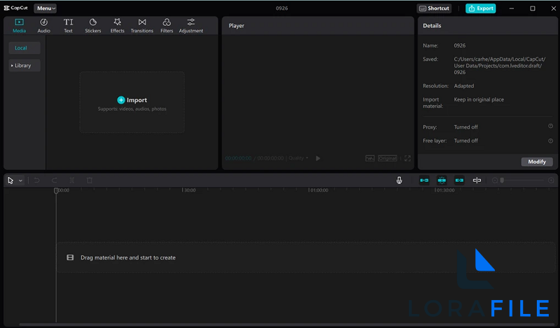 CapCut 8.9.1.3802 screenshot