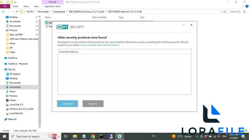 ESET NOD32 Antivirus 16.2 screenshot