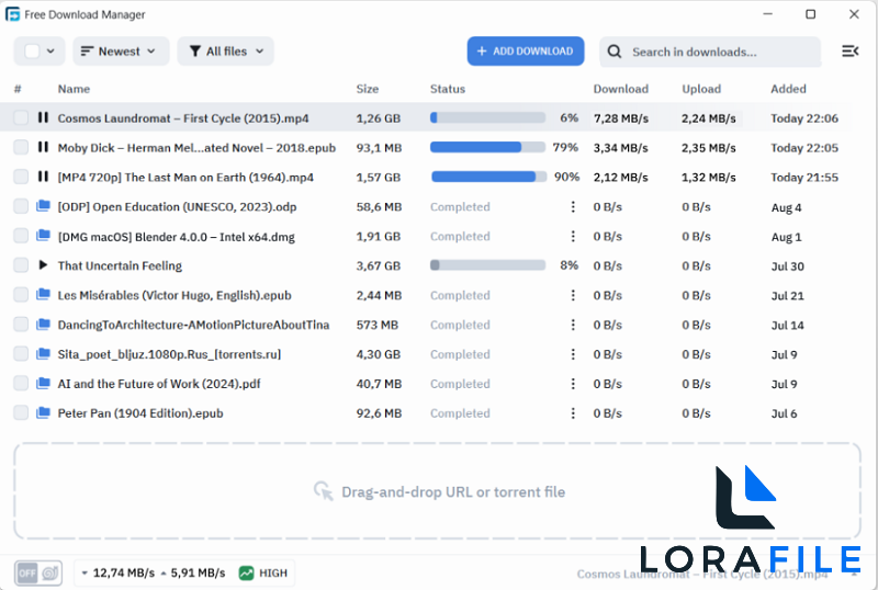 Free Download Manager (FDM) 6.34.2.6926 screenshot