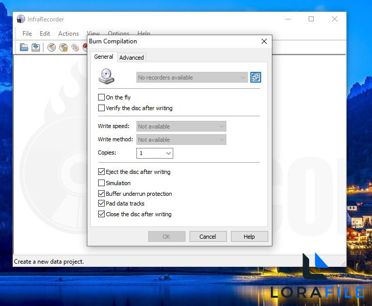 InfraRecorder screenshot