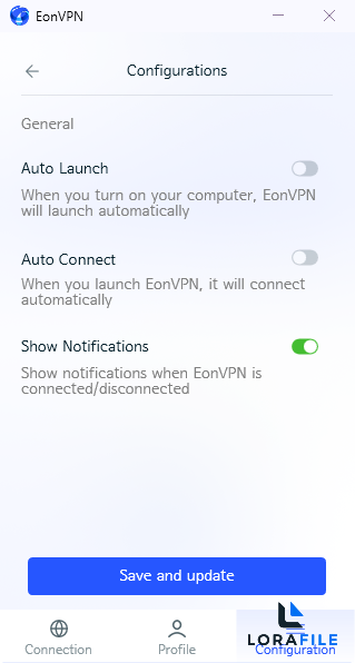 Download EonVPN 2.2 Free screenshot