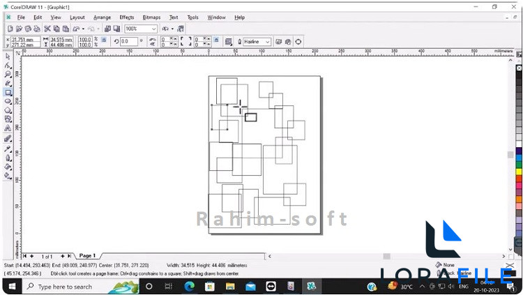 CorelDraw 11 for Mac  screenshot