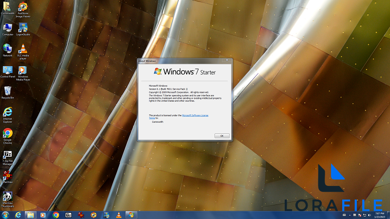 Windows 7 Starter (Official ISO Image) SP1 screenshot
