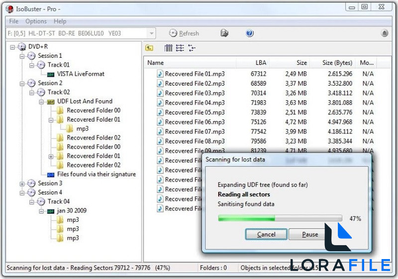 IsoBuster 2027 5.8 screenshot