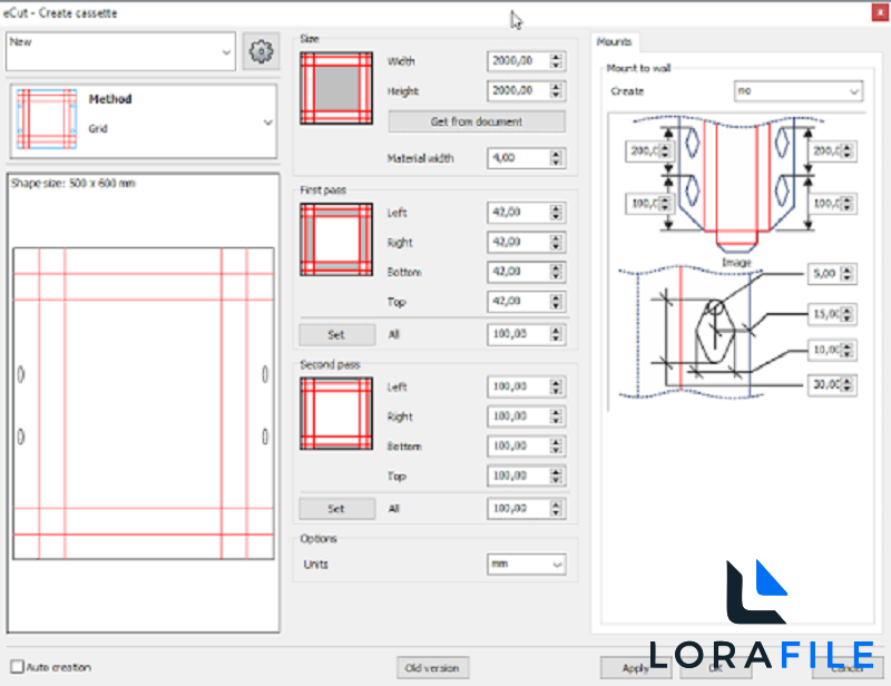 eCut for CorelDRAW 7.4.12.57 screenshot