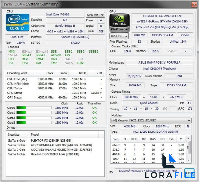 HWiNFO 2027 8.54 Free Download screenshot