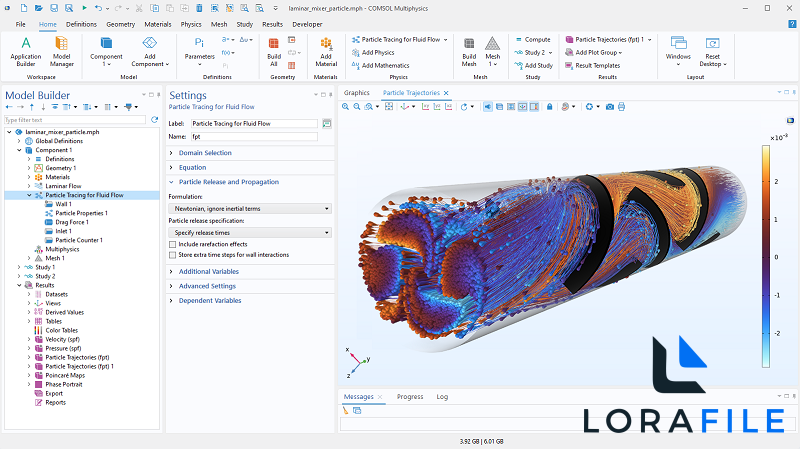 COMSOL Multiphysics 6.4.0.429 screenshot