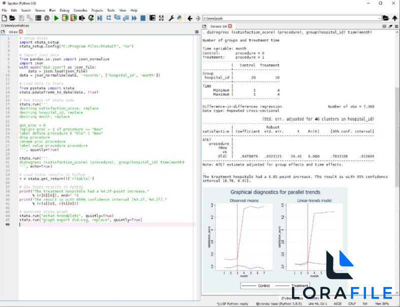 Stata MP 17.0 screenshot