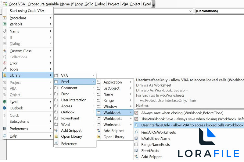 Code VBA 2027 12.0.5101 Free Download screenshot