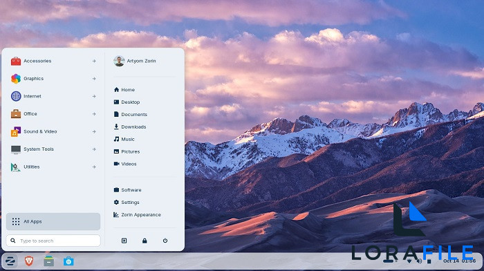 zorin os pro 18.1  screenshot