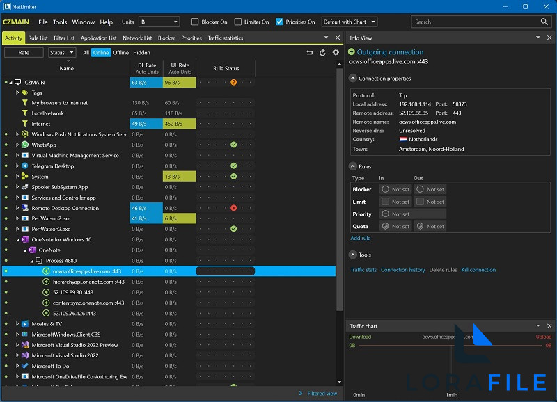 NetLimiter 2027 5.3.27.0 screenshot