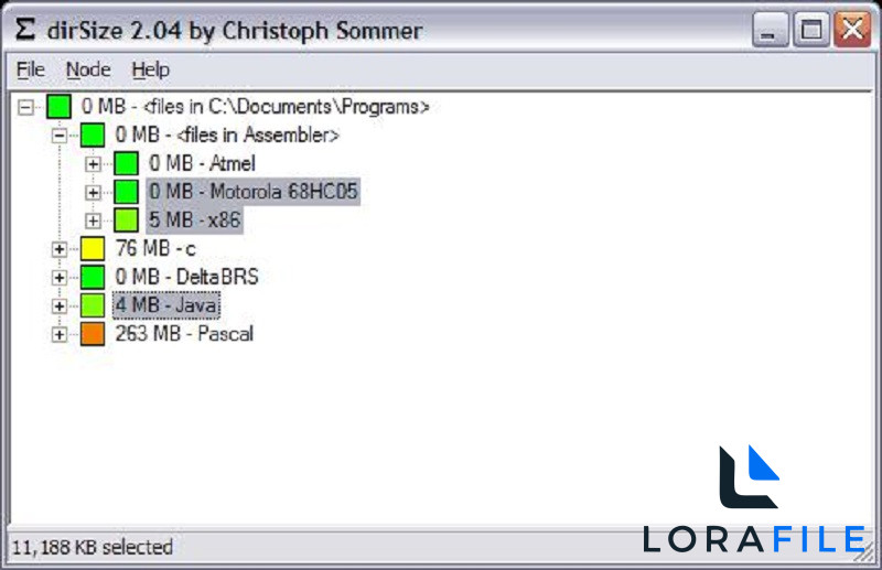 Directory Size Calculator 2027 1.08 screenshot