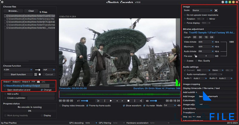 Shutter Encoder 2027 20.4 screenshot