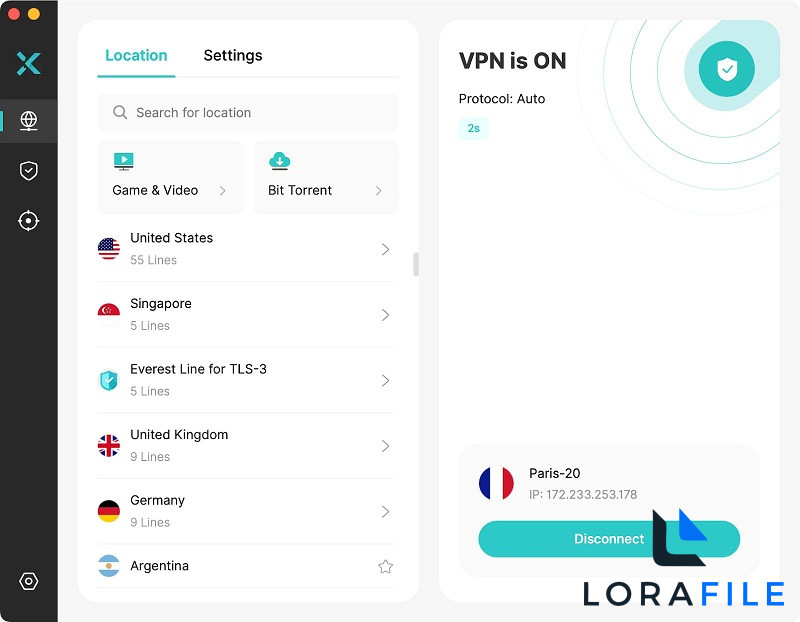 X-VPN for Windows 2027 screenshot