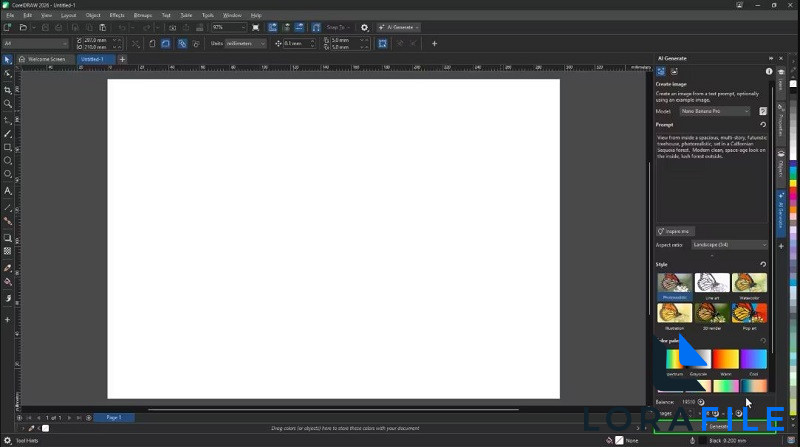 CorelDRAW Suite 27.2.0.135 Portable screenshot